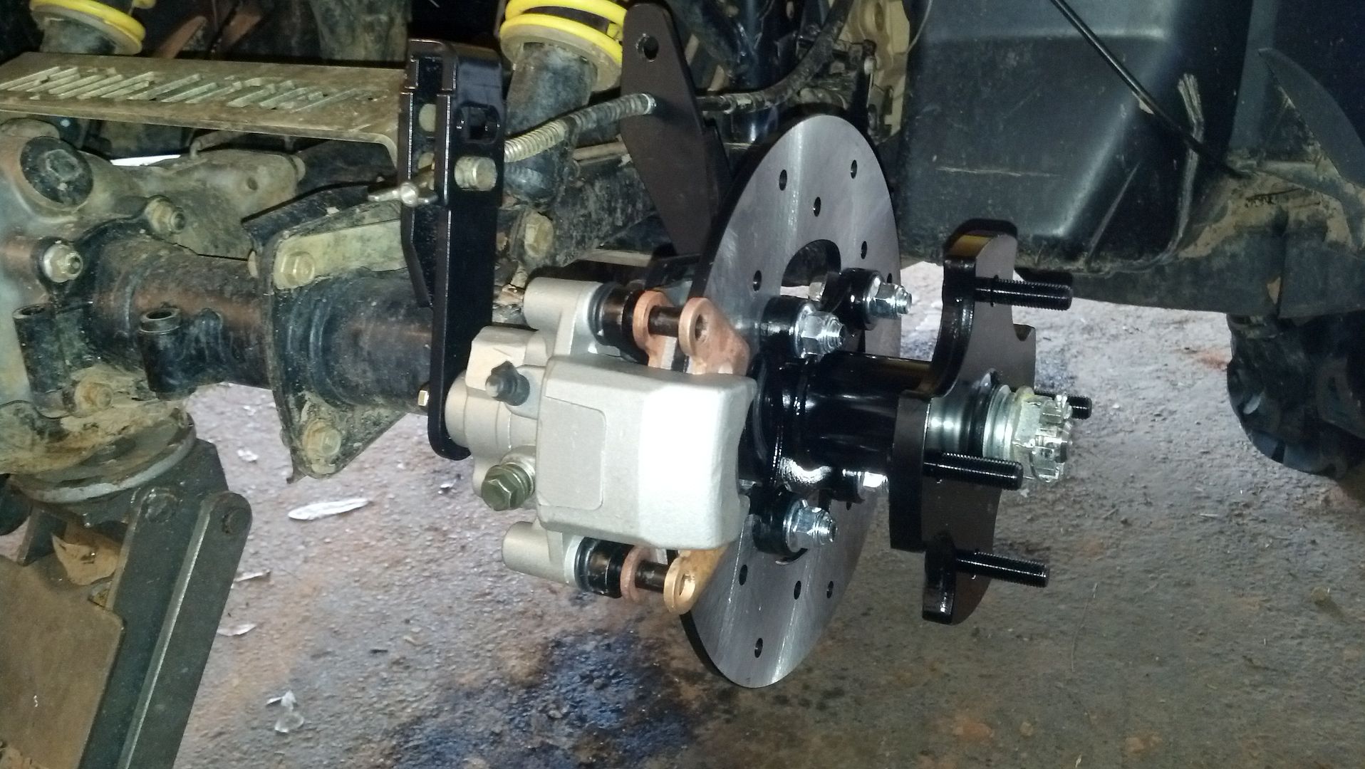 SuperATV's Rear Disc Conversion Honda Foreman Forums Rubicon